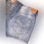 Aeropostale  High Rise Shorty Blue Jean Denim Shorts Distressed Cut-Off NWT 0 Photo 6