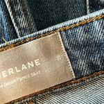 Everlane  The Denim Pencil Skirt Button Front Size 26 Photo 7