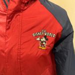  Parks Walt Disney World Red Blue Windbreaker Rain Jacket Coat Embroider Photo 2