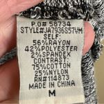 Chance or Fate Cowl Neck Lace Roll Tab Sleeve Top M Grunge Photo 5