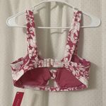 Xhilaration Floral Pink Bikini Top Photo 1
