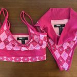 Beach Riot NWOT  Cross‎ My Heart Emmy Bikini Bottoms Pink Women Size Medium Photo 1