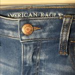 American Eagle Super Low Jegging Cuffed Distressed Jeans 360 Super Stretch Photo 1