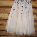 Mac Duggal  20510 Flutter Sleeve High Neck Embellished Floral Dress Photo 7