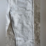 SER.O.YA Omar Optic White Distressed Boyfriend Jeans Relaxed Fit Size 28 Photo 4