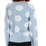 English Factory Shell Pearl Chunky Sweater sky blue white size XS NEW Photo 1