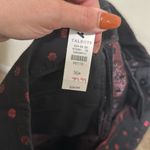 Talbots  NWT woman pants black with shimmery red dots plus size 16 petite Photo 6