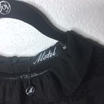 Motel Rocks Motel Pavo Flocked Baroque Rose Sheer Blouse Size Medium Photo 4