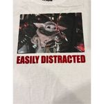 Star Wars  baby YODA easily distracted tee Photo 4