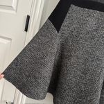 Karen Millen Wool Blend Herringbone Tweed Faux Leather Dress Size: US 8 UK 12 Photo 4