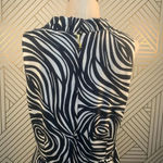 Kate Spade Dyan Woodblock Zebra Black White Dress Photo 9