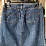 No Boundaries Vintage Denim Long Skirt with side slits and rhinestones skirt Juniors 7 Photo 4