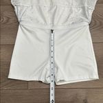 Lucky in Love City Graffiti Splatter Ruched Tennis Skirt Skort White Purple XS Photo 11