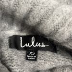 Lulus Favorite Dream Heather Grey Turtleneck Sweater Womens XS Cabincore READ Photo 3