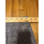 Banana Republic  Women's Gray Skirt Size 14 Linen Blend Fully Lined With Slit Photo 5