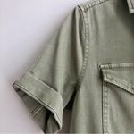 Liverpool  Los Angeles Short Sleeve Cargo Jacket Sagebush Green Women Size S NWT Photo 4