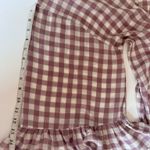 Nordstrom Gingham Long Robe Checkered Wrap Dress XL Ruffle Trim Belted Rayon New Photo 12