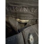 Brand New American Eagle Women's Size 2 Skinny Bermuda Super Stretch Shorts Black Photo 6