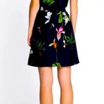 Saturday Club Navy Blue Tropical
Floral Shirt Dress L Size L Photo 7
