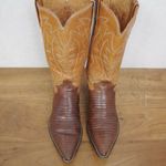 Justin Boots Vintage Ladies' Justin Lizard Quarters Cowgirl Western Boots L 4501 Size 5.5B Photo 13