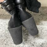 ZARA  Lace Up Leather Wedge Stud Combat Boots Photo 6