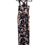 Joie  Trinity floral cropped halter jumpsuit size 2 Photo 2