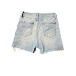 Frame Sz 30 Cutoff Paint Splatter Light Wash Stretch Jean Shorts Jorts #P4-4 Photo 1