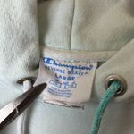 Urban Outfitters Champion Reverse Weave Hoodie Sweatshirt Medium M White Graphic Photo 2