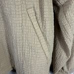 Orvis Lightweight Textured Zip Jacket Beige Drawstring Waist Neutral Basic S Photo 2