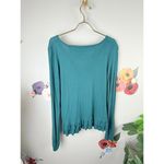 Deletta by Anthropologie Teal Long Sleeve Cardigan - Size - Small Photo 1