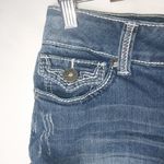 Vanity 32x2 Dark Wash Rivet Stitched Flap Pocket Jeans Short Shorts Blue Size 32 Photo 9