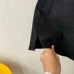 Tractr Black High Waist Shorts Thigh Slit 4/27 Photo 1