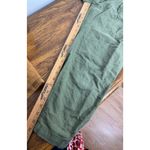Gap Linen blend Capris Ankle Pants Women Size S R Army Green Coastal Photo 8