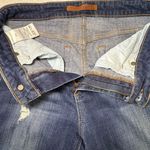 joe's jeans  The Skinny Women Size 25 Distressed Ripped Stretch Dark Wash Mid Rise Photo 2