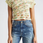 Ulla Johnson 
Frankie Pattern Short Sleeve Crop Sweater size small Photo 0