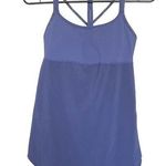 Lucy Womens Blouse Top Sz XS Activewear Athleisure Blue Yoga Workout Gym Padded Photo 0