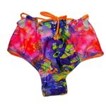 NEW Robb Lulu L High Waist Bikini Bottom Groovy Lucy High Pant Cutout Swimwear Purple Size L Photo 1