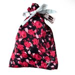 Victoria's Secret NWT Victoria’s Secret Signature Satin Floral Faux Fur Slippers – Size L (8–10) Photo 1