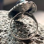 Taxco Mexican Mask 925 Sterling Silver Aztec Mayan Inca Face Tribal Large Ring Black Photo 11