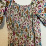 Natural Life  Women’s Danielle Maxi Dress M Floral Earthy Prairie Smocked Bodice Photo 9