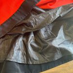 USA Vintage Thread Social Mini Dress Full Skirt Pin Up Retro Orange Black Heart Size 6 Photo 4