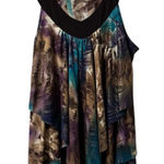 Dress Barn Women Colorful Sleeveless Top Size Medium USA Made Summer Vacation Photo 0