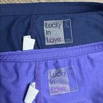 Two Lucky In Love Layered Tennis Skirt Skort Blue Purple Size Large Photo 7