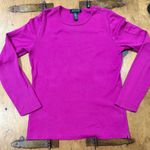 Ralph Lauren Lauren Long Sleeve Pink Crewneck Top RL Logo medium Photo 1