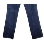 7 For All Mankind Colette Straight Leg Jean Embroidered Pockets 27 Medium Wash Photo 4