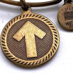  Stand Up to Cancer Gold tone bracelet bangle S⬆️2C‎ alex and ani Photo 5