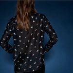 The Kooples Embroidered Floral Button Down Size XS NWT Semi Sheer Photo 2