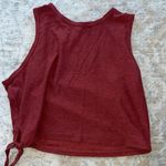 Kyodan Red Cropped Workout Tank Photo 0