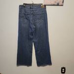 American Eagle Size 10 Super High Rise Baggy Wide Leg Jeans Destroyed Photo 5
