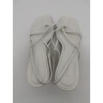 Studio Amelia Heeled Slingback Sandals Womens 7.5 White Wedding Preppy Going Out Photo 2